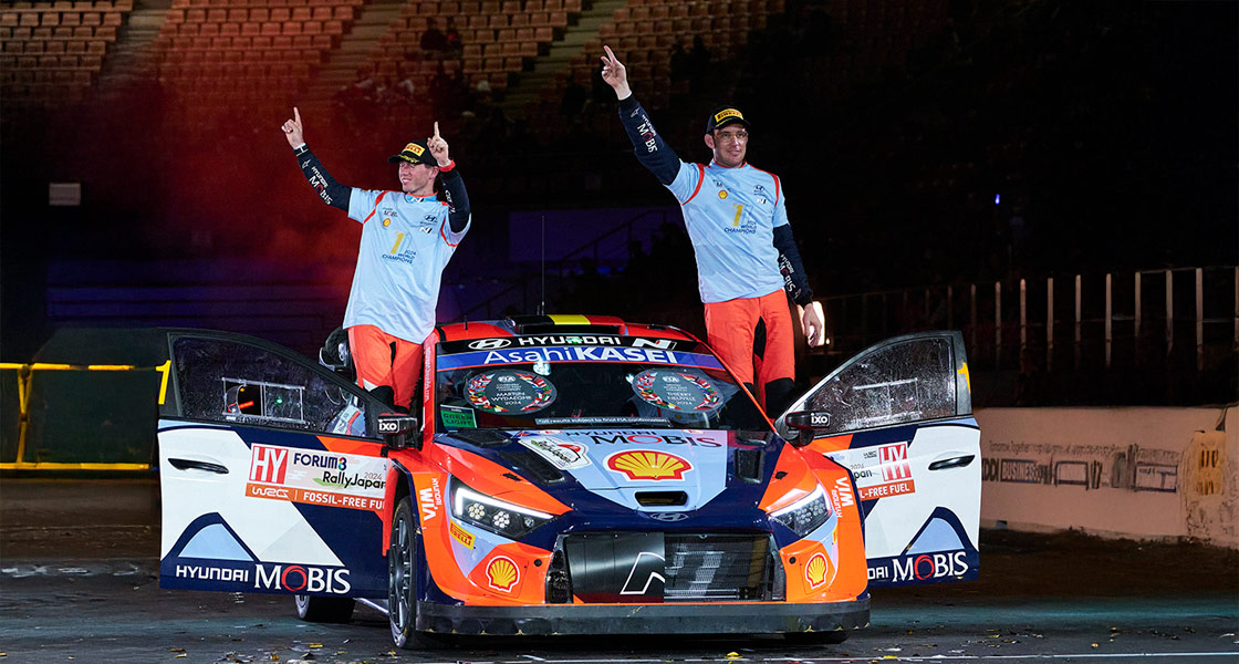 Hyundai Motorsport WRC 2024 Dunya Ralli Sampiyonasi 1120X600 V2